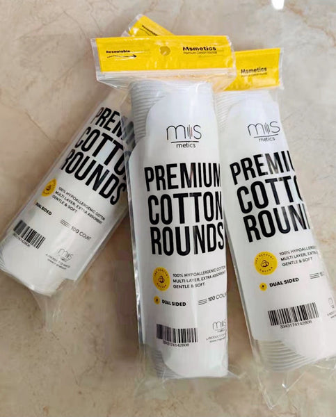 Premium Cotton Rounds (Pads) – Msmetics Inc